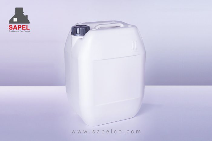 گالن 20 لیتری سفید پلاستیکی تولید شده در شرکت تولید کننده ظروف بسته بندی
