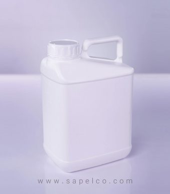 قیمت گالن 5لیتری دسته تاشو سفید و رنگی تولید شده در شرکت ساپل