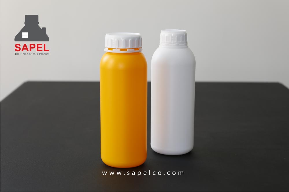 خرید عمده بطری ۱ لیتری پلاستیکی استوانه تولید شده در شرکت ساپل