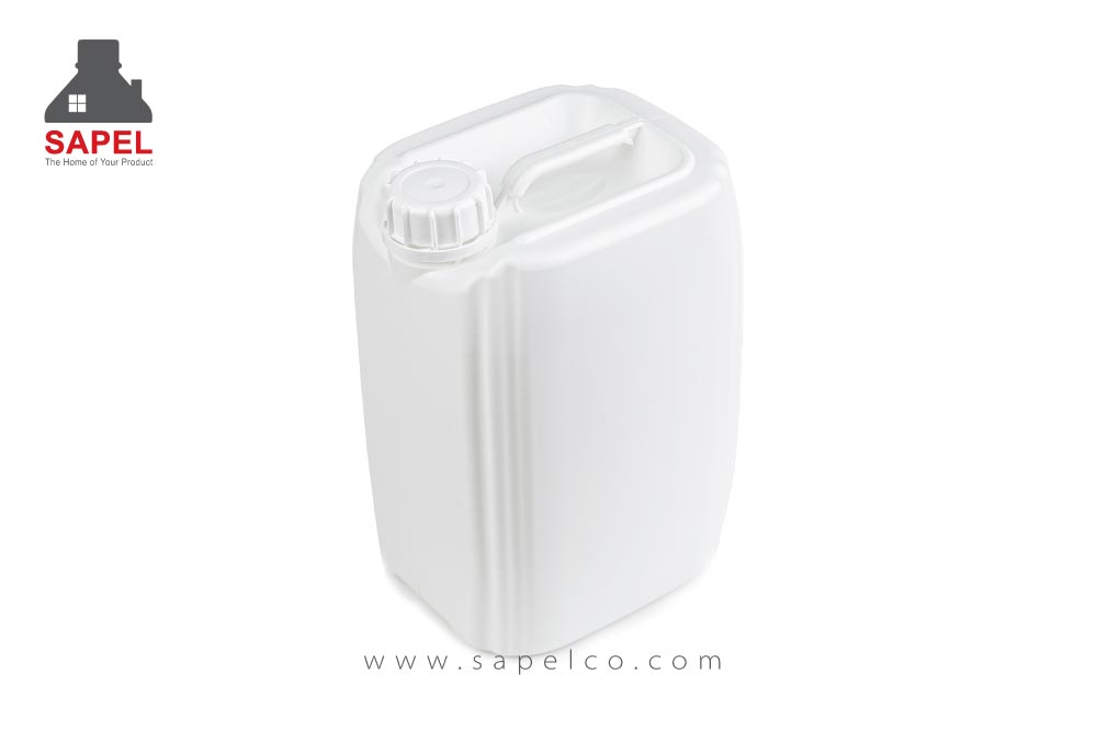 5 Litter New Container استفاده از گالن پلاستیکی ۵ لیتری مقاوم، ایمنی مایعات صنعتی را تضمین میکند.