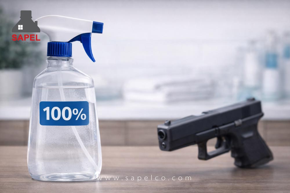 الکل 100 درصد سلاح بدون ضامن در از بین بردن میکروب ها و ویروس ها