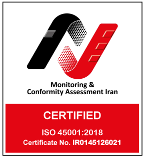 گواهینامه سیستم مدیریت و محصولات ایزو 45001 ساپل